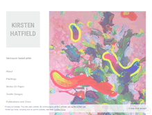 Tablet Screenshot of kirstenhatfield.com